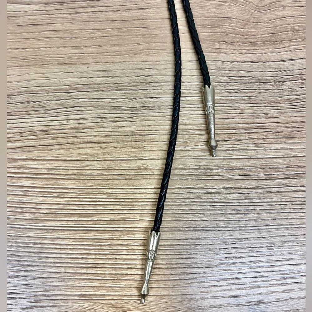 Silver Bear Vintage Western Rodeo Bolo Tie